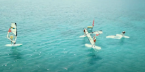 Kolejna dawka nagrań lekcji windsurfingu z drona