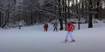 SKRĘT Z PÓŁPŁUGU nauka narciarstwa szkolenia kursy wyjazdy - ski lessons courses travel