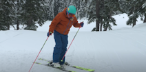ZAKŁADANIE I ZDEJMOWANIE NART nauka narciarstwa szkolenia kursy wyjazdy - putting on and taking off skis ski lessons courses travel